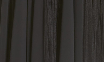 Shop Badgley Mischka Beaded Silk A-line Gown In Black