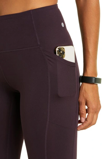 Zella Recycled Live In Pocket Leggings In Purple Nebula