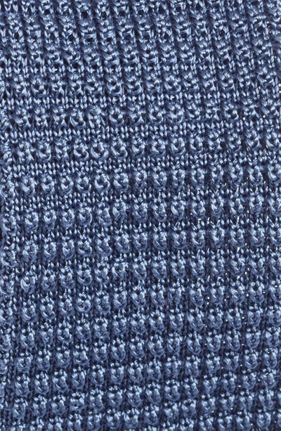 Shop Jack Victor Hudson Silk Knit Tie In Blue