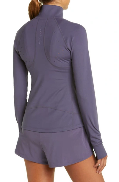 Zella Performance Jacket In Grey Stone