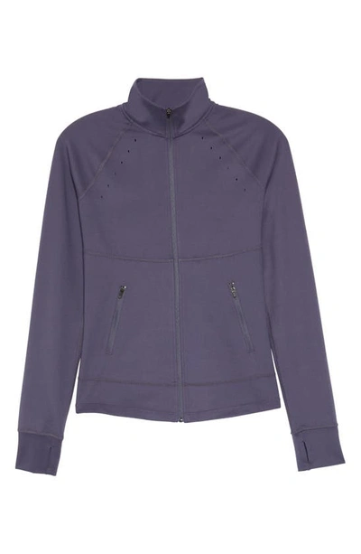 Zella Performance Jacket In Grey Stone