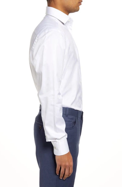 Shop Jack Victor Greene Cotton Button-up Shirt In White
