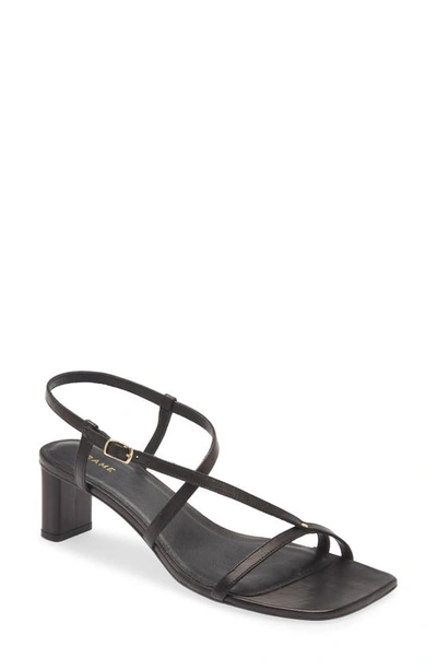 Shop Frame Le Braxton Strappy Sandal In Noir