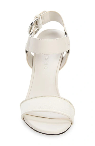 Shop Karl Lagerfeld Cieone Sandal In Soft White