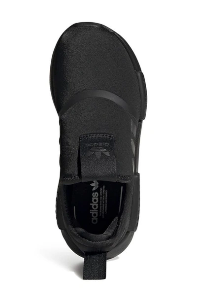 Shop Adidas Originals Kids' Nmd 360 Sneaker In Black/ Black/ Black
