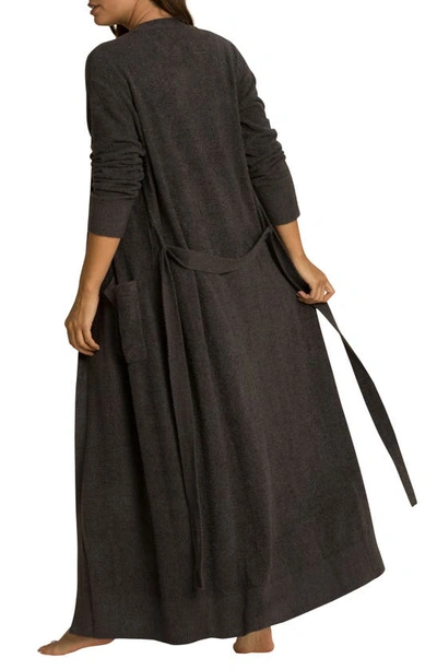 Shop Barefoot Dreams Cozychic Ultra Lite™ Long Robe In Carbon
