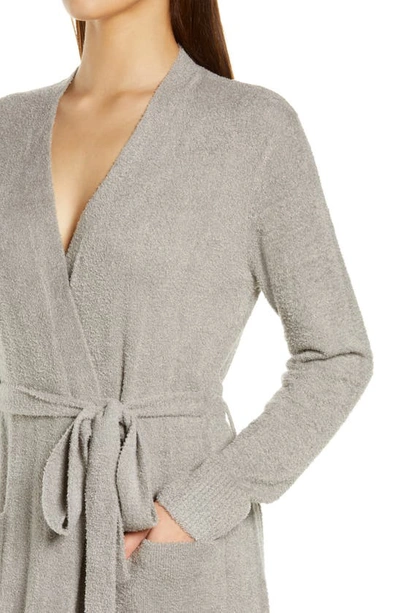 Shop Barefoot Dreams Cozychic Ultra Lite™ Long Robe In Pewter