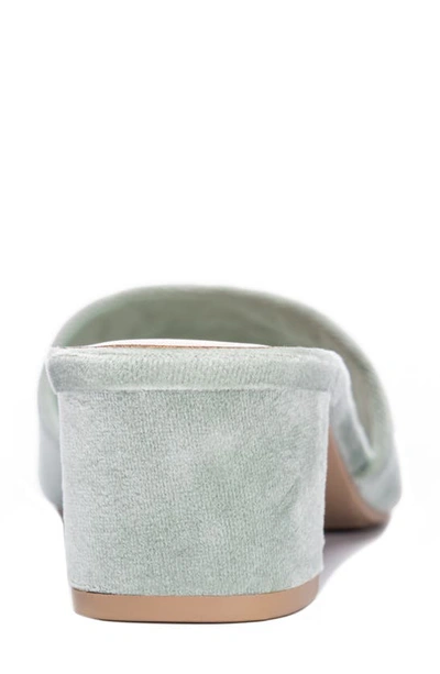 Shop Chinese Laundry Lana Slide Sandal In Mint