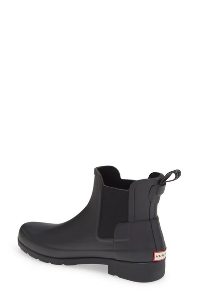 Shop Hunter Refined Waterproof Chelsea Boot In Black