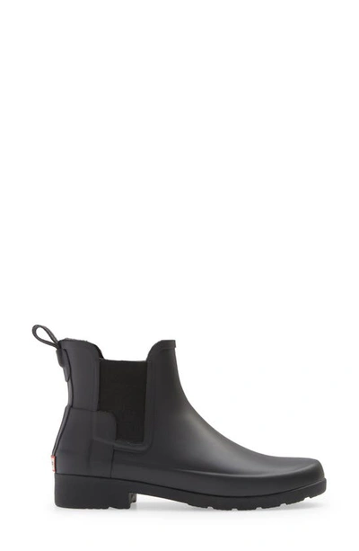 Shop Hunter Refined Waterproof Chelsea Boot In Black