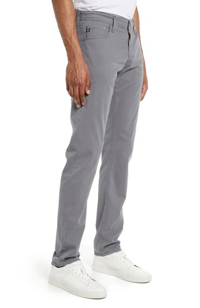 Shop Ag Tellis Slim Fit Sateen Pants In Autumn Fog