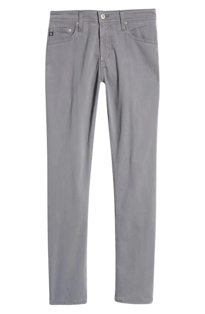 Shop Ag Tellis Slim Fit Sateen Pants In Autumn Fog