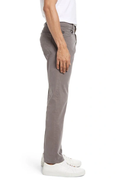 Shop Ag Tellis Slim Fit Sateen Pants In Gotham Grey