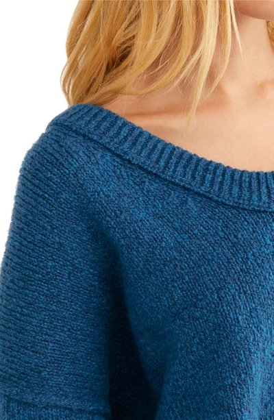 Shop Free People Brookside Sweater In Halcyon Blue