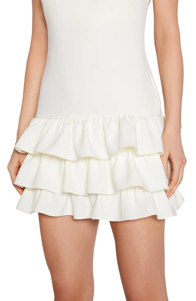 Shop Likely Amica Tiered Ruffle Hem Minidress In White