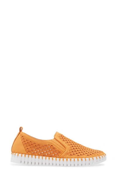 Shop Ilse Jacobsen Tulip Slip-on Sneaker In Mango Sorbet