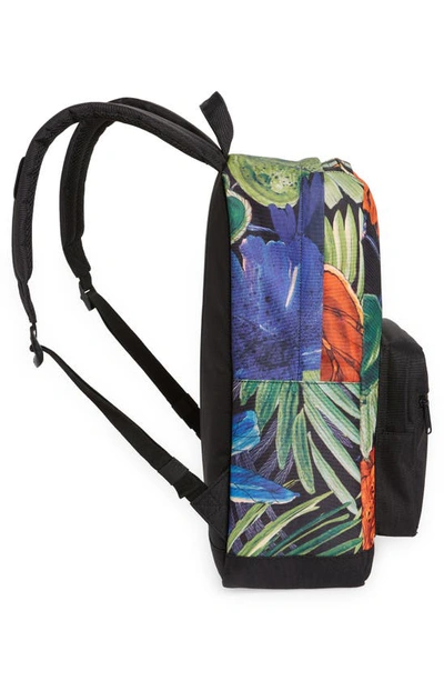 Shop Herschel Supply Co Pop Quiz Water Resistant Backpack In Watercolor Flower Black