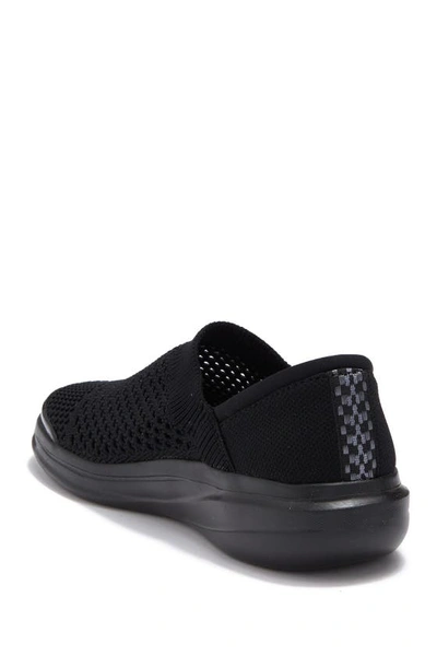Shop Bzees Charlie Knit Slip-on Shoe In Black