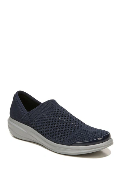 Shop Bzees Charlie Knit Slip-on Shoe In Navy