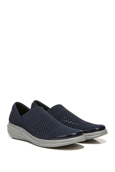 Shop Bzees Charlie Knit Slip-on Shoe In Navy