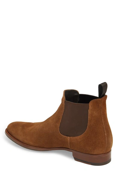 Shop To Boot New York Shelby Mid Chelsea Boot In Mid Brown Suede