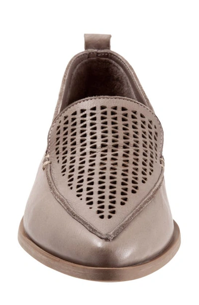 Shop Bueno Blazey Pointed Toe Flat In Grey