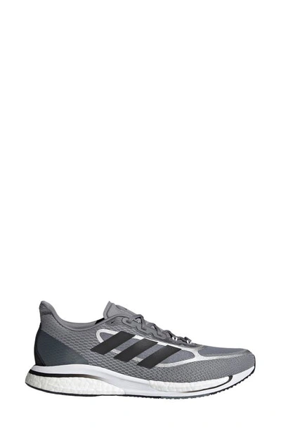 Shop Adidas Originals Supernova Running Shoe In Grey/ Black/ Blue