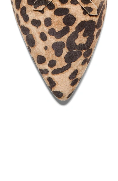 Shop Cole Haan Viola Skimmer Flat In Leopard Suede