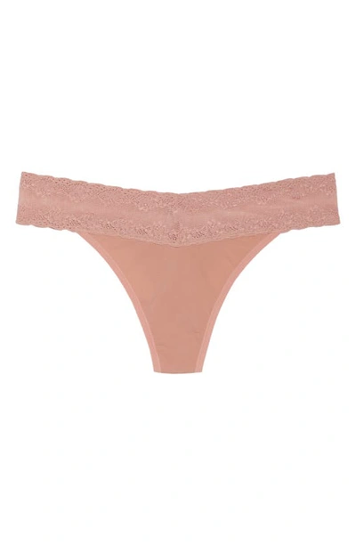 Shop Natori Bliss Perfection Thong In Frose