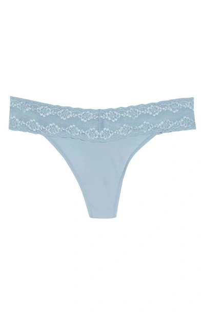 Shop Natori Bliss Perfection Thong In Windy Blue