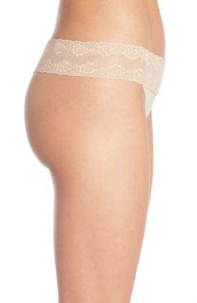 Shop Natori Bliss Perfection Thong In Cafe