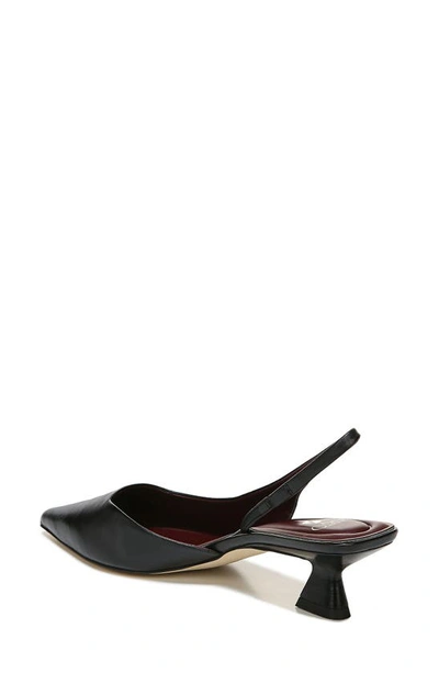 Shop Sarto By Franco Sarto Devin Kitten Heel Slingback Pump In Black