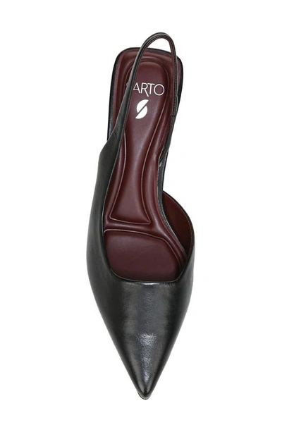 Sarto By Franco Sarto Devin Pointed Toe Slingback Pump In Black