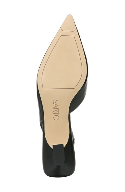 Shop Sarto By Franco Sarto Devin Kitten Heel Slingback Pump In Black