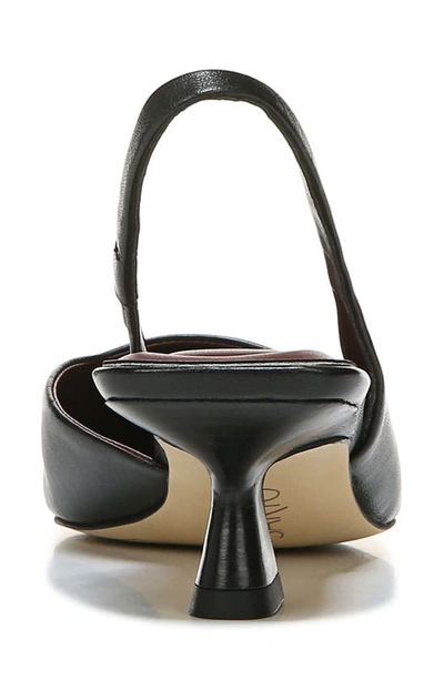 Sarto By Franco Sarto Devin Pointed Toe Slingback Pump In Black