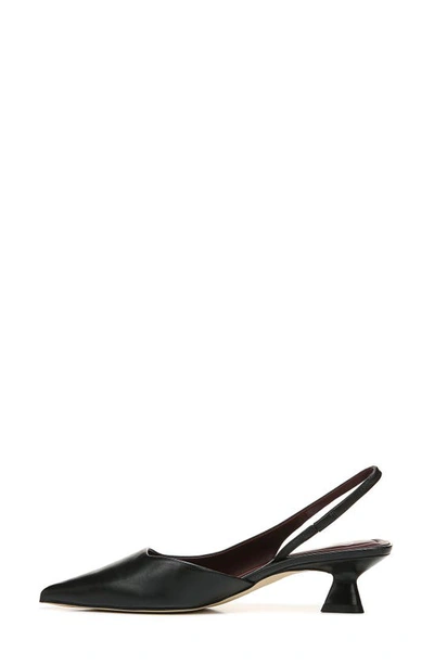 Shop Sarto By Franco Sarto Devin Kitten Heel Slingback Pump In Black