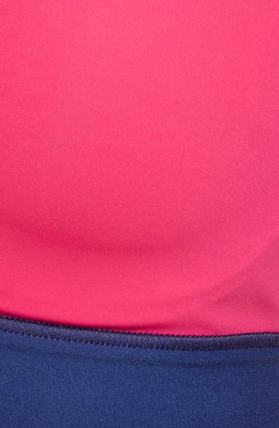 Natori Dynamic Contour Underwire Sports Bra In Berry Fizz / Evening Sky