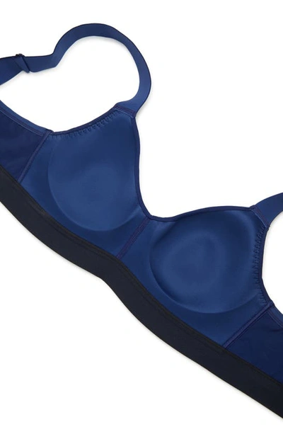 Natori Dynamic Contour Underwire Sports Bra In Evening Sky/black