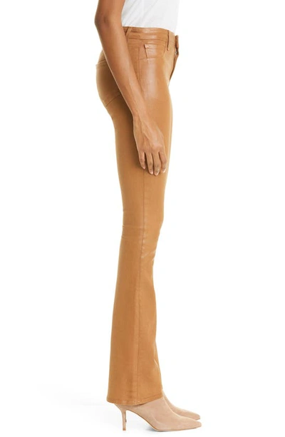 L'agence Selma High Waist Bootcut Jeans In Maple Coat