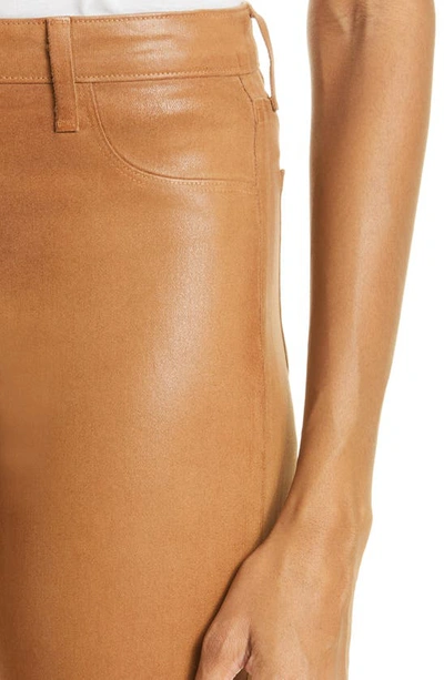 L'agence Selma High Waist Bootcut Jeans In Maple Coat