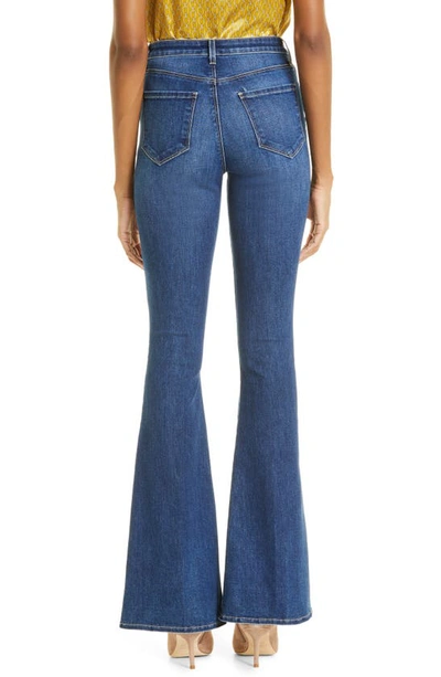 Shop L Agence Marty Flare Jeans In Ramada