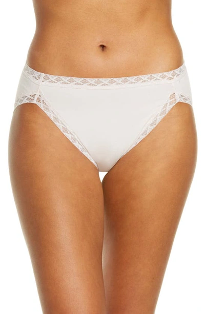 Shop Natori Bliss Cotton French Cut Briefs In Pink Pearl