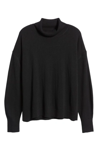 Shop Treasure & Bond Turtleneck Sweater In Black