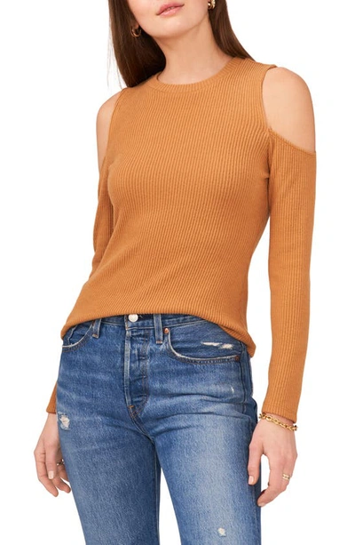 Shop 1.state Cold Shoulder Sweater In Almond