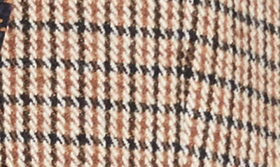 Bb Dakota By Steve Madden Late Night Show Mixed Plaid Blazer In Brown Plaid Mix