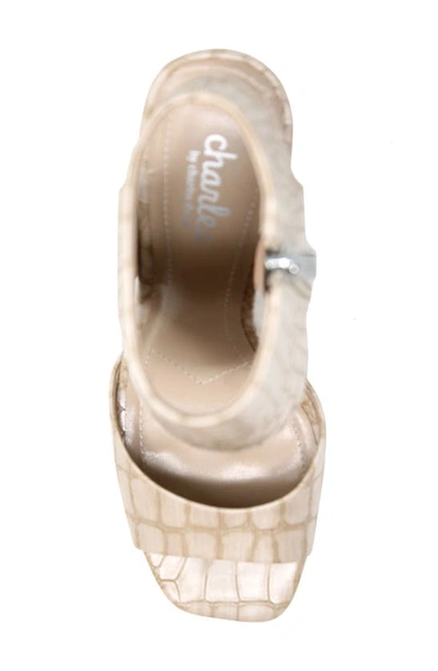 Shop Charles By Charles David Gently Cuff Sandal In Nude