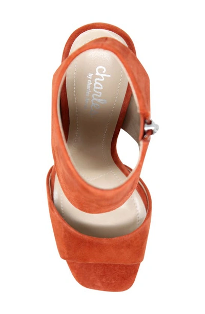 Shop Charles By Charles David Gently Cuff Sandal In Russet