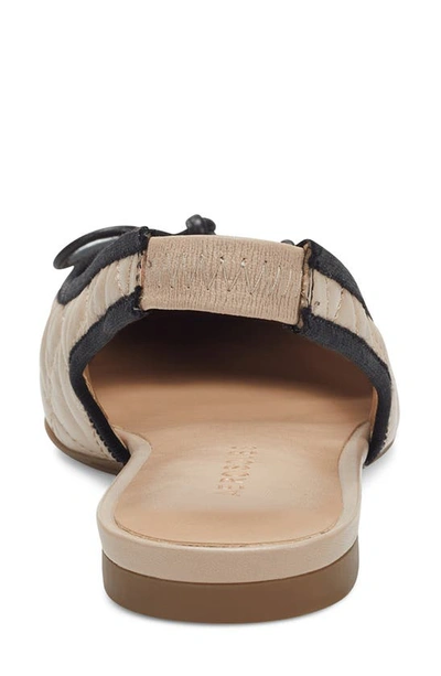 Shop Aerosoles Catarina Quilted Slingback Flat In Nude Combo