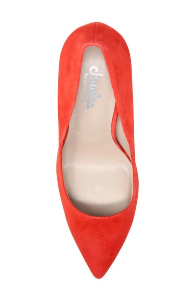 Shop Charles By Charles David Incredibly Pointed Toe Pump In Hot Red-ks