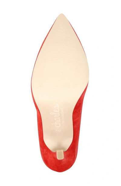 Shop Charles By Charles David Incredibly Pointed Toe Pump In Hot Red-ks